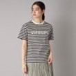 ドレステリア(レディース)(DRESSTERIOR(Ladies))の【接触冷感/抗菌防臭/消臭】アイスクリアコットン VIERNESロゴボーダーT11