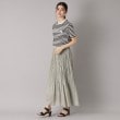 ドレステリア(レディース)(DRESSTERIOR(Ladies))の【接触冷感/抗菌防臭/消臭】アイスクリアコットン VIERNESロゴボーダーT13