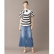 ドレステリア(レディース)(DRESSTERIOR(Ladies))の【接触冷感/抗菌防臭/消臭】アイスクリアコットン VIERNESロゴボーダーT8