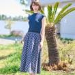 ドレステリア(レディース)(DRESSTERIOR(Ladies))の【洗える】オーバーラップサークルフレンチスリーブワンピ18