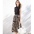 ドレステリア(レディース)(DRESSTERIOR(Ladies))の【洗える】オーバーラップサークルフレンチスリーブワンピ ブラック(519)