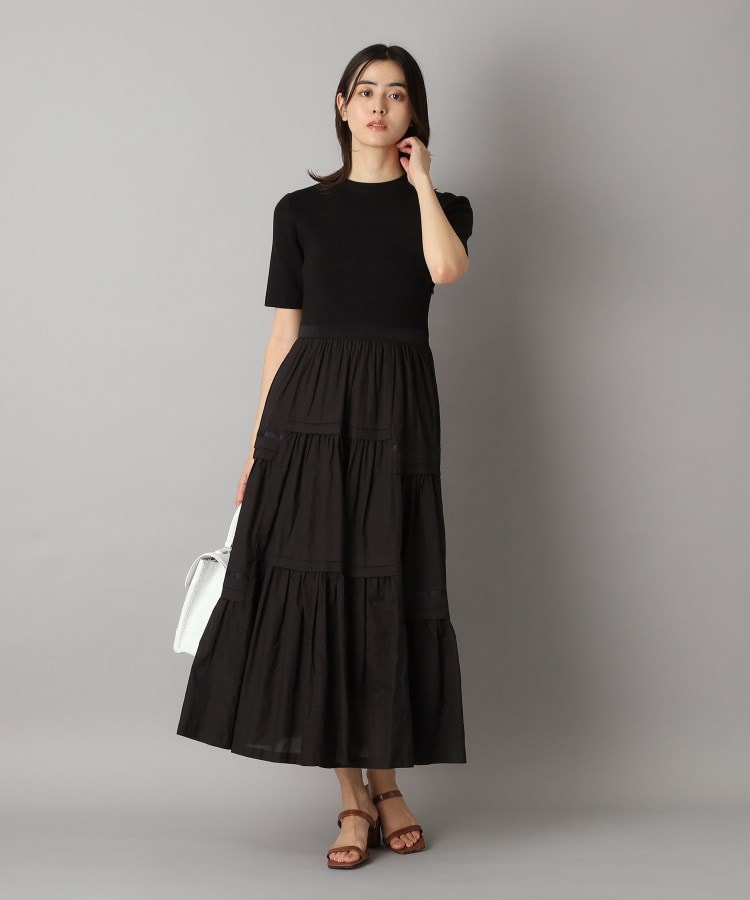 ドレステリア(レディース)(DRESSTERIOR(Ladies))の【大人百花春号掲載 モデル美香さん着用】リブニットドッキングワンピース10