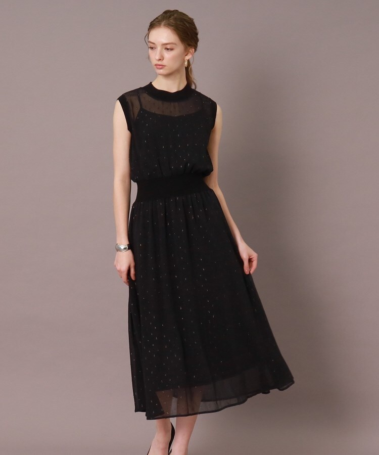 ドレステリア(レディース)(DRESSTERIOR(Ladies))の【通勤・行事対応可能／洗える】フィルムドットワンピース20