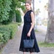 ドレステリア(レディース)(DRESSTERIOR(Ladies))の【通勤・行事対応可能／洗える】フィルムドットワンピース10