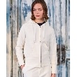 ドレステリア(レディース)(DRESSTERIOR(Ladies))の【NEWカラーあり】ライト裏毛ジップアップパーカ ホワイト(001)