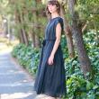 ドレステリア(レディース)(DRESSTERIOR(Ladies))の【ポケット付/きれいめ】ドット刺繍タックワンピース5