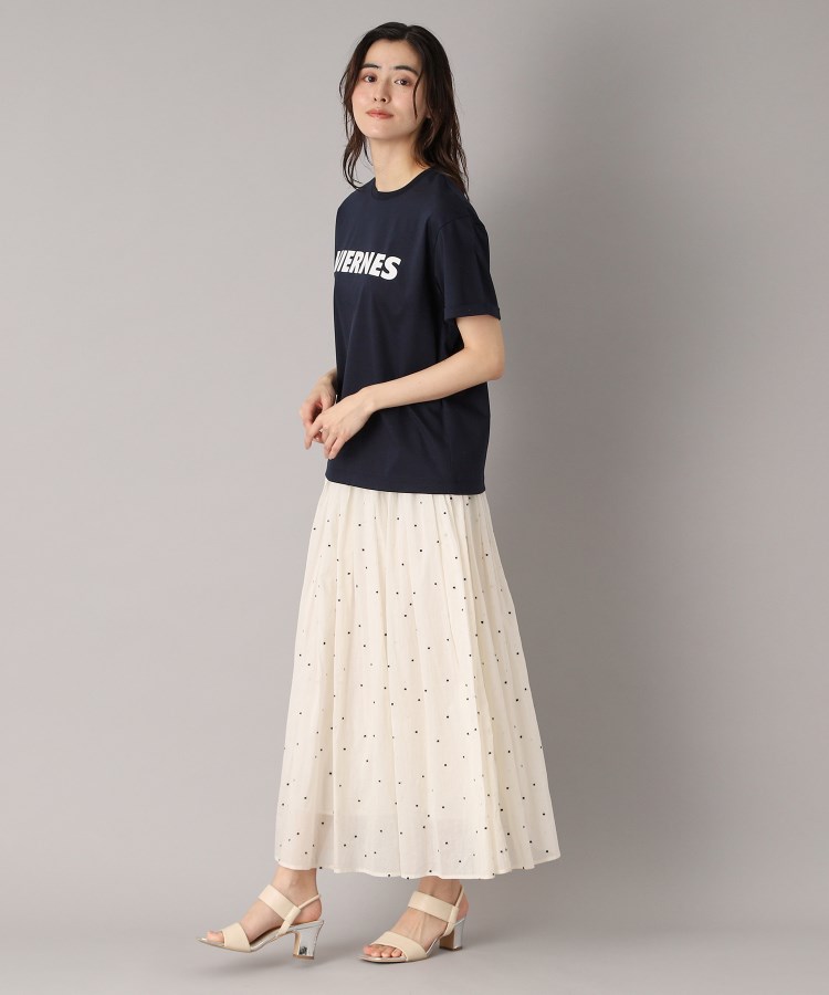 ドレステリア(レディース)(DRESSTERIOR(Ladies))の【ウエストゴム/裏地あり】イージーウエストドット刺繍スカート3