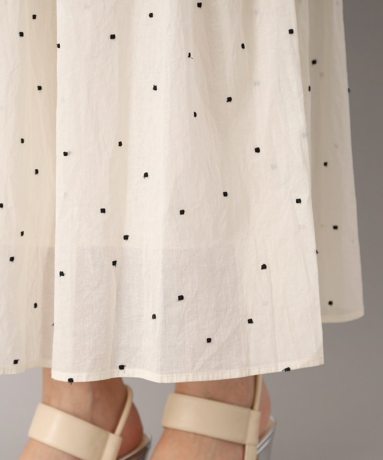 ドレステリア(レディース)(DRESSTERIOR(Ladies))の【ウエストゴム/裏地あり】イージーウエストドット刺繍スカート27