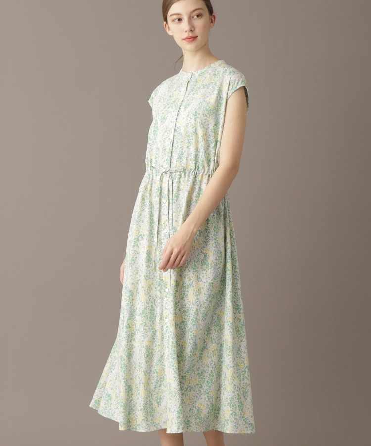 ドレステリア(レディース)(DRESSTERIOR(Ladies))の【ポケット付き/花柄】フラワープリントフレンチスリーブワンピ7