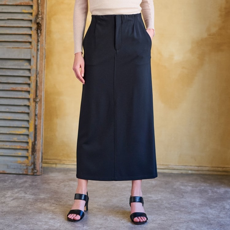 ドレステリア(レディース)(DRESSTERIOR(Ladies))の【大人百花春号掲載　モデル美香さん着用】ストレッチポンチタイトスカート マキシ・ロングスカート