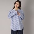 ドレステリア(レディース)(DRESSTERIOR(Ladies))の【洗える/ストライプ柄】オーバーシルエットクレリックシャツ13