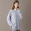 ドレステリア(レディース)(DRESSTERIOR(Ladies))の【洗える/ストライプ柄】オーバーシルエットクレリックシャツ10
