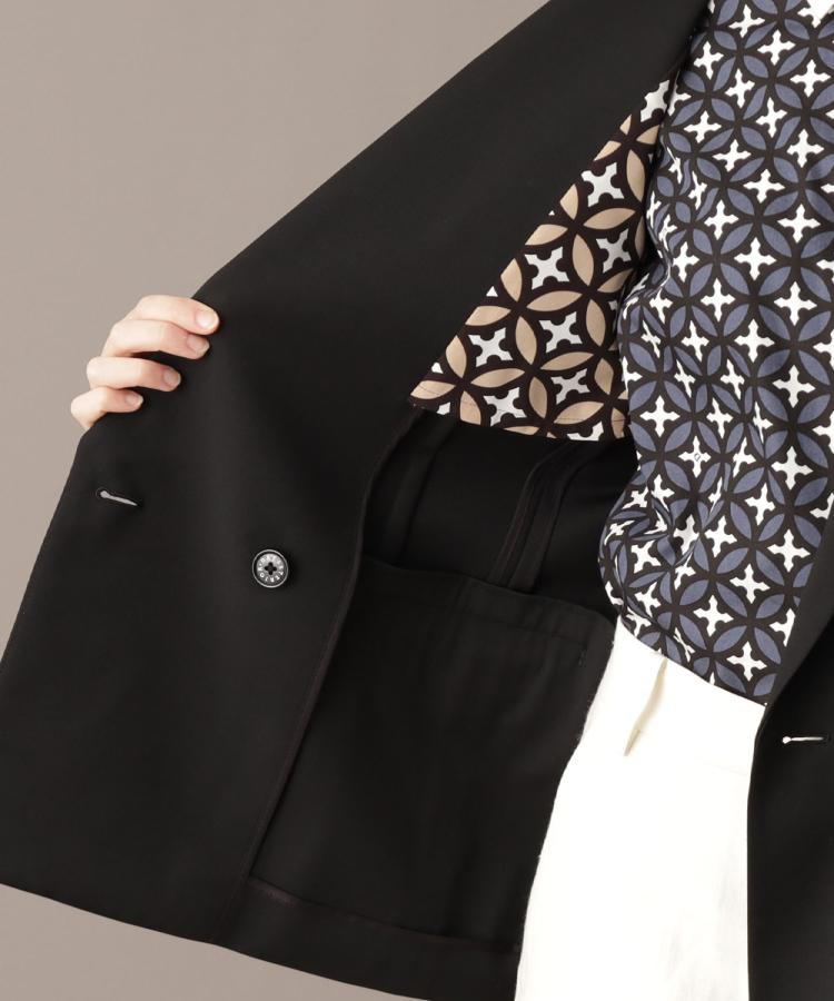 ドレステリア(レディース)(DRESSTERIOR(Ladies))の【大人百花春号掲載 モデル美香さん着用】ピークドダブルライトストレッチジャケット14