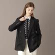 ドレステリア(レディース)(DRESSTERIOR(Ladies))の【大人百花春号掲載 モデル美香さん着用】ピークドダブルライトストレッチジャケット11