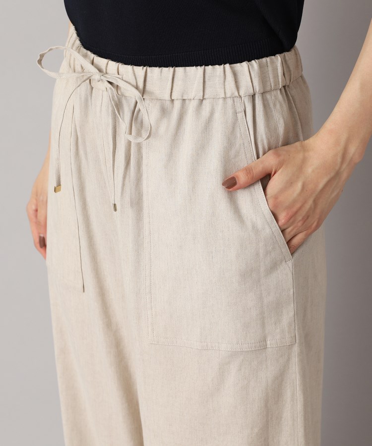ドレステリア(レディース)(DRESSTERIOR(Ladies))の【接触冷感/洗える/ウエストゴム】ウォッシャブルリネンイージーワイドパンツ31