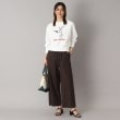 ドレステリア(レディース)(DRESSTERIOR(Ladies))の【接触冷感/洗える/ウエストゴム】ウォッシャブルリネンイージーワイドパンツ17