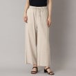 ドレステリア(レディース)(DRESSTERIOR(Ladies))の【接触冷感/洗える/ウエストゴム】ウォッシャブルリネンイージーワイドパンツ26