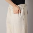 ドレステリア(レディース)(DRESSTERIOR(Ladies))の【接触冷感/洗える/ウエストゴム】ウォッシャブルリネンイージーワイドパンツ32