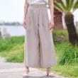 ドレステリア(レディース)(DRESSTERIOR(Ladies))の【洗える/後ろウエストゴム】アシンメトリーウォッシャブルタックフレアパンツ3