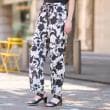 ドレステリア(レディース)(DRESSTERIOR(Ladies))の【ウエストゴム】ボタニカルプリントイージーワイドパンツ6