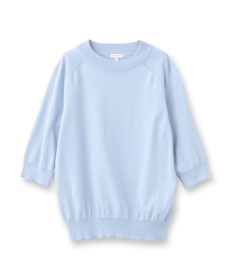 ドレステリア(レディース)(DRESSTERIOR(Ladies))の【定番/洗える】コットンシルク混ハーフスリーブ1
