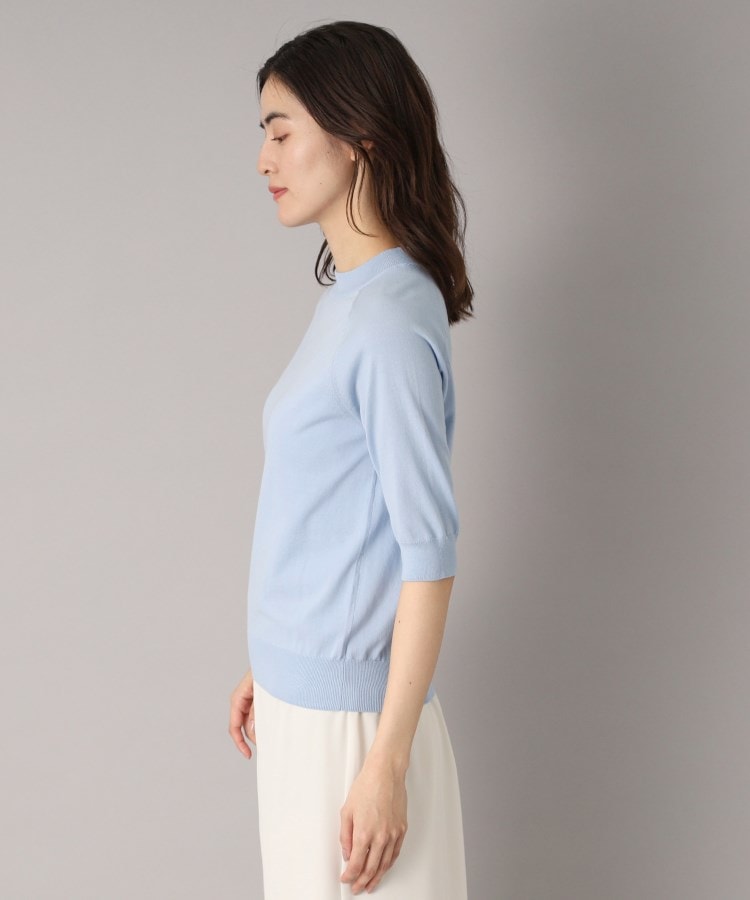 ドレステリア(レディース)(DRESSTERIOR(Ladies))の【定番/洗える】コットンシルク混ハーフスリーブ35