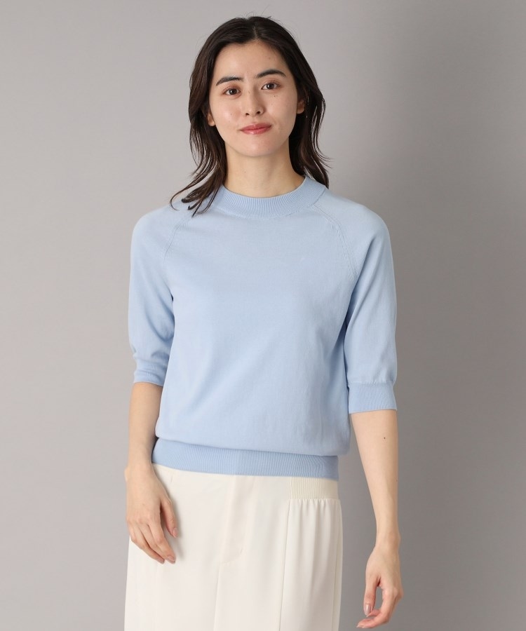 ドレステリア(レディース)(DRESSTERIOR(Ladies))の【定番/洗える】コットンシルク混ハーフスリーブ29