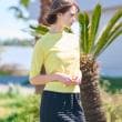 ドレステリア(レディース)(DRESSTERIOR(Ladies))の【定番/洗える】コットンシルク混ハーフスリーブ18