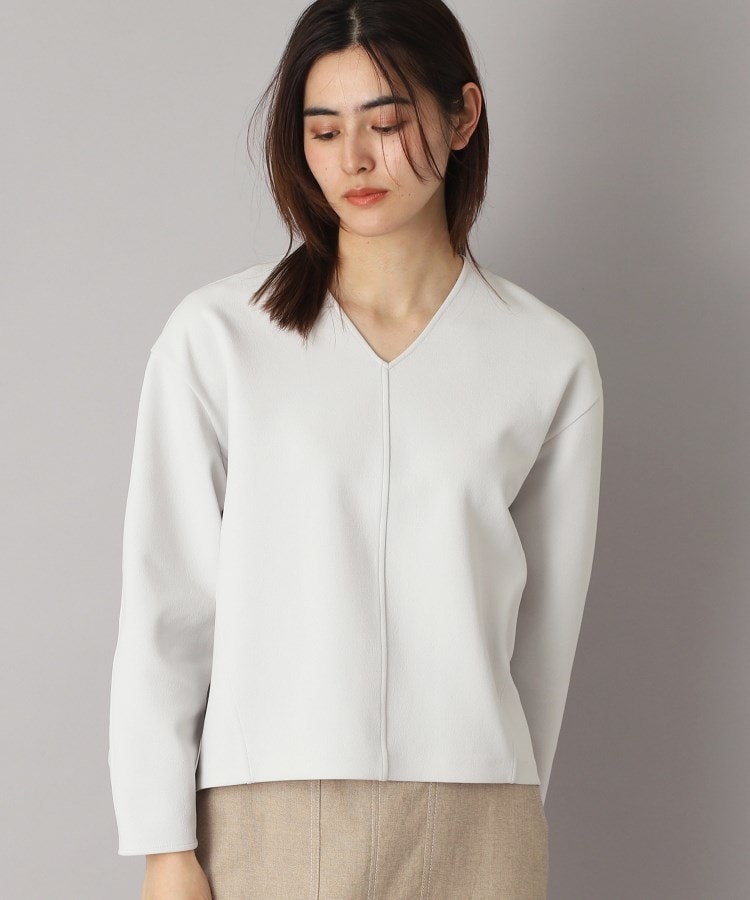 ドレステリア(レディース)(DRESSTERIOR(Ladies))の【洗える/イージーケア】Vネックジョーゼットプルオーバー12