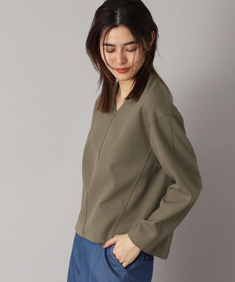ドレステリア(レディース)(DRESSTERIOR(Ladies))の【洗える/イージーケア】Vネックジョーゼットプルオーバー17