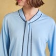 ドレステリア(レディース)(DRESSTERIOR(Ladies))の【洗える】配色ラインボウタイプルオーバーニット33