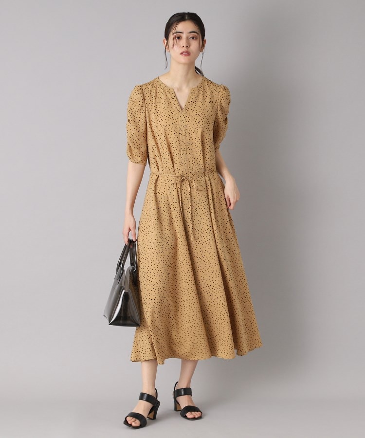 ドレステリア(レディース)(DRESSTERIOR(Ladies))の【ポケット付き/ドット柄】ドットハーフスリーブワンピース23