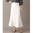 ドレステリア(レディース)(DRESSTERIOR(Ladies))の【大人百花春号掲載 モデル美香さん着用】バックストラップマーメイドスカート ホワイト(001)