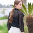 ドレステリア(レディース)(DRESSTERIOR(Ladies))の【2WAY/清涼感】袖ボリュームシア―ボウタイブラウス8