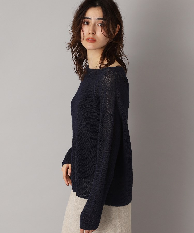 ドレステリア(レディース)(DRESSTERIOR(Ladies))の【洗える/薄手/清涼感】リネンブレンドプルオーバー28