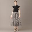 ドレステリア(レディース)(DRESSTERIOR(Ladies))の【大人百花春号掲載 モデル美香さん着用】ドットジャカードオーバーラップコンビドレス1
