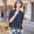 ドレステリア(レディース)(DRESSTERIOR(Ladies))の【トレンド/清涼感】ハーフスリーブクロップドシャツ5