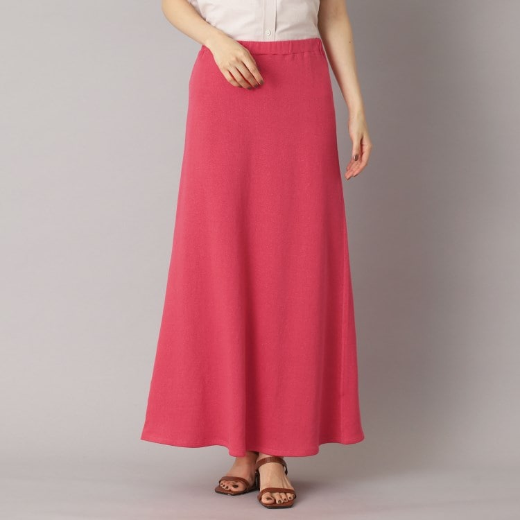 ドレステリア(レディース)(DRESSTERIOR(Ladies))の【洗える/ウエストゴム】リネン裏毛スカート マキシ・ロングスカート