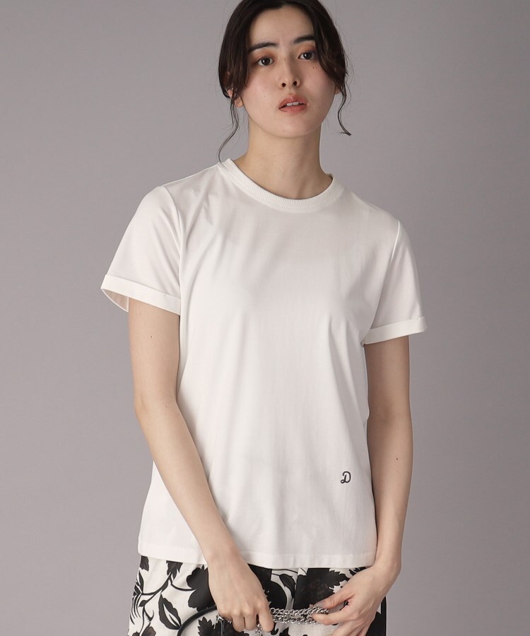 ドレステリア(レディース)(DRESSTERIOR(Ladies))の【洗える】シルクブレンドポンチTシャツ17