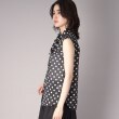 ドレステリア(レディース)(DRESSTERIOR(Ladies))の【透け感/ドット柄】シアードットプリントボウタイブラウス12
