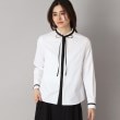 ドレステリア(レディース)(DRESSTERIOR(Ladies))の【洗える/コットン】フリルネックツイルブラウス9