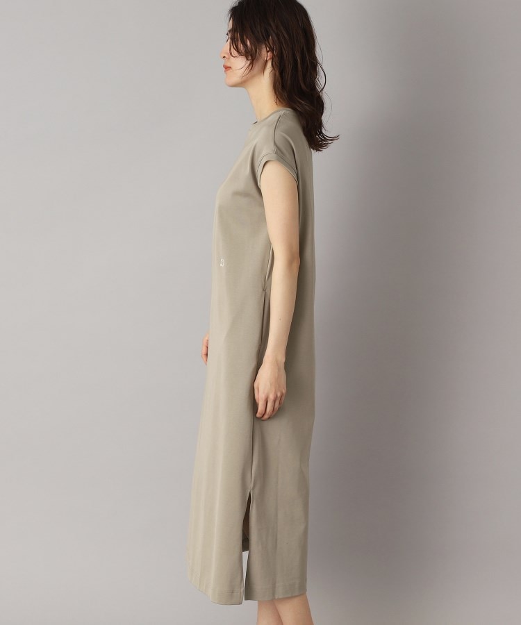 ドレステリア(レディース)(DRESSTERIOR(Ladies))の【カットソー素材/ポケット付き】フレンチスリーブコットンジャージワンピース19