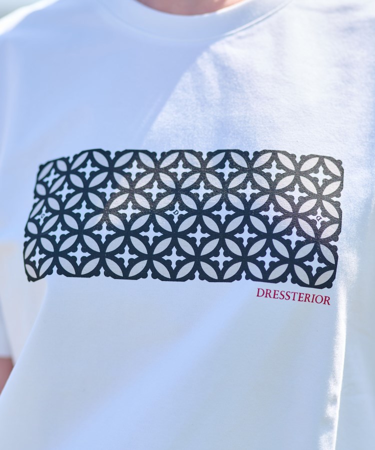 ドレステリア(レディース)(DRESSTERIOR(Ladies))のバックブリーズテックオーバーラップサークルプリントTシャツ1