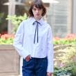 ドレステリア(レディース)(DRESSTERIOR(Ladies))の【洗える/コットン混】フリルカラーオックスブラウス10