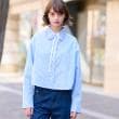 ドレステリア(レディース)(DRESSTERIOR(Ladies))の【洗える/コットン混】フリルカラーオックスブラウス26