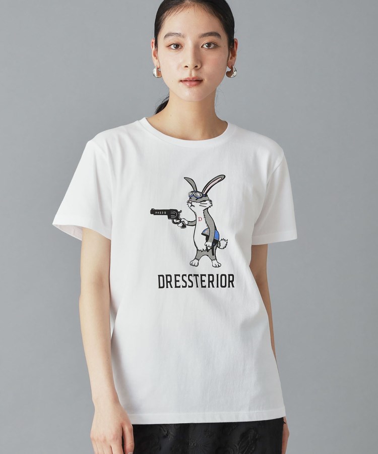ドレステリア(レディース)(DRESSTERIOR(Ladies))の大阪ルクア＆EC限定　ドレステリアTシャツ ホワイト(001)