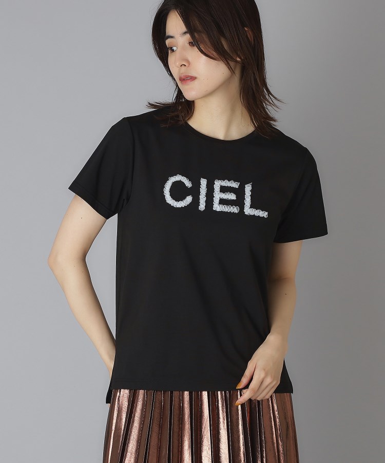 ドレステリア(レディース)(DRESSTERIOR(Ladies))のクリア天竺チュールCIELロゴTシャツ12