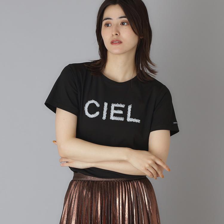 ドレステリア(レディース)(DRESSTERIOR(Ladies))のクリア天竺チュールCIELロゴTシャツ Ｔシャツ