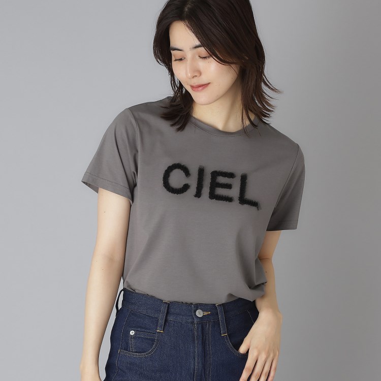 ドレステリア(レディース)(DRESSTERIOR(Ladies))のクリア天竺チュールCIELロゴTシャツ Ｔシャツ