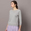 ドレステリア(レディース)(DRESSTERIOR(Ladies))のラグランスリーブコットンプルオーバー グレー(012)